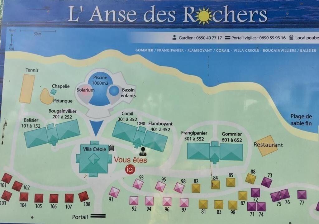 Karukera 1 Anse Des Rochers 생프랑수아 외부 사진